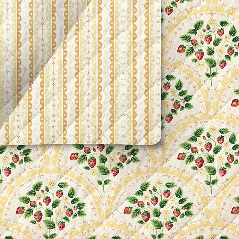 Cottage Strawberry Pre-Quilt