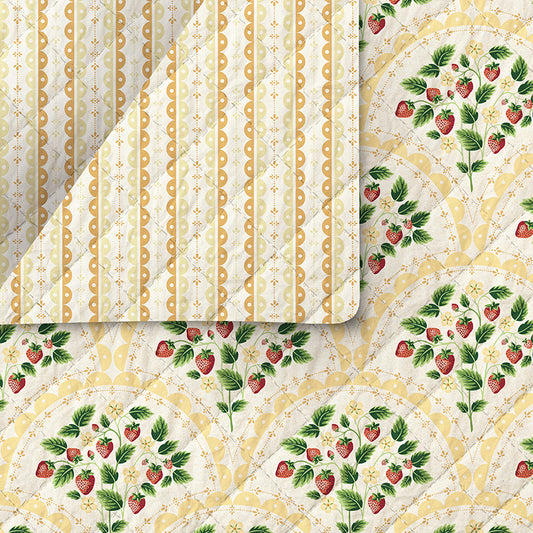 Cottage Strawberry Pre-Quilt