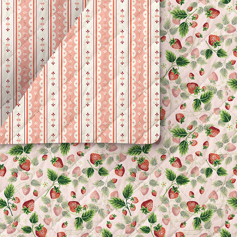 Cottage Strawberry Pre-Quilt