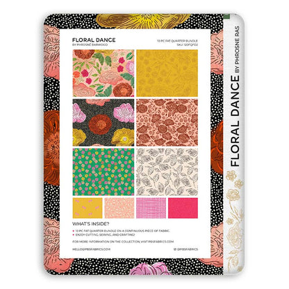 Floral Dance - Flat Fat Stack 10 PC