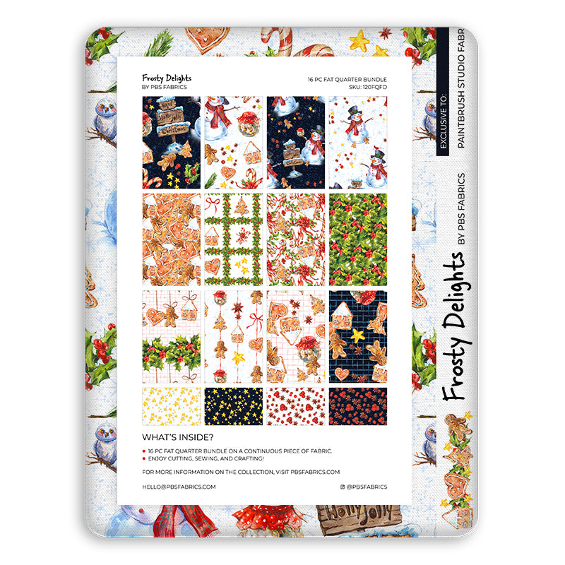 Frosty Delights - Flat Fat Stack 16 PC – Paintbrush Studio Fabrics