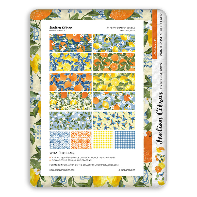 Italian Citrus - Flat Fat Stack 14 PC