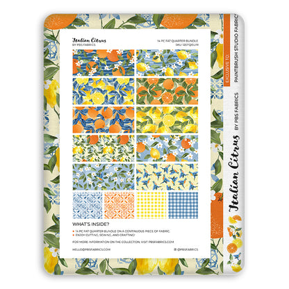 Italian Citrus - Flat Fat Stack 14 PC