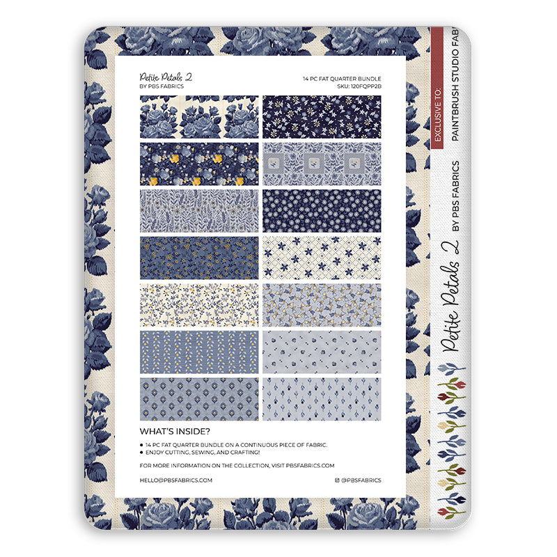 Petite Petals 2 - Flat Fat Stack 14 PC