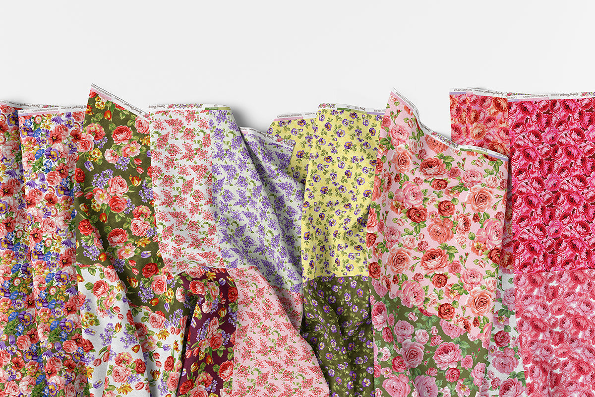 Spring Bouquet - Flat Fat Stack 16 PC