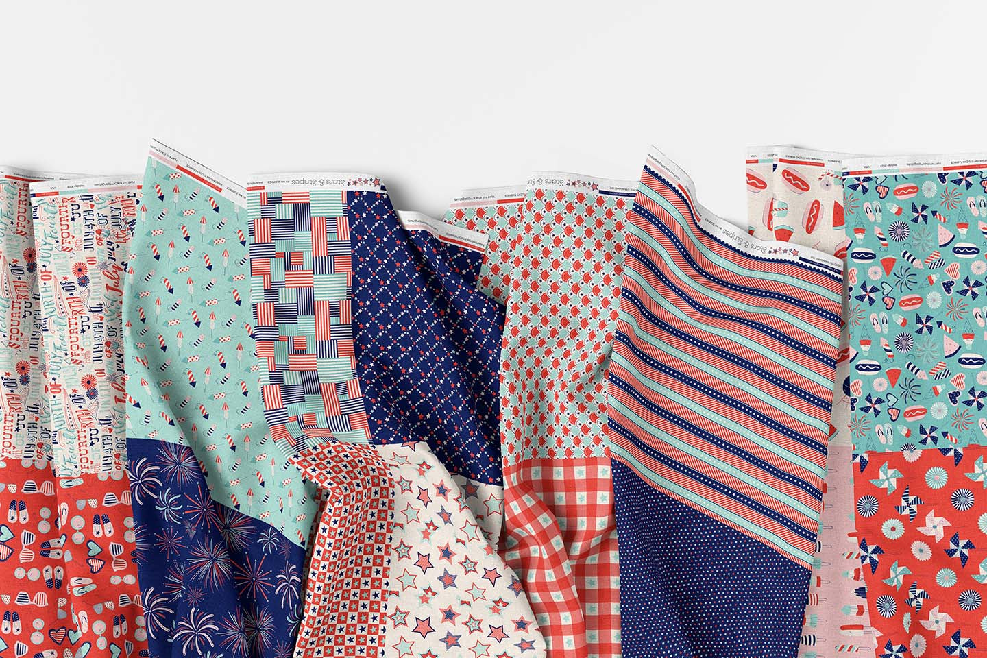 Stars & Stripes - Flat Fat Stack 16 PC