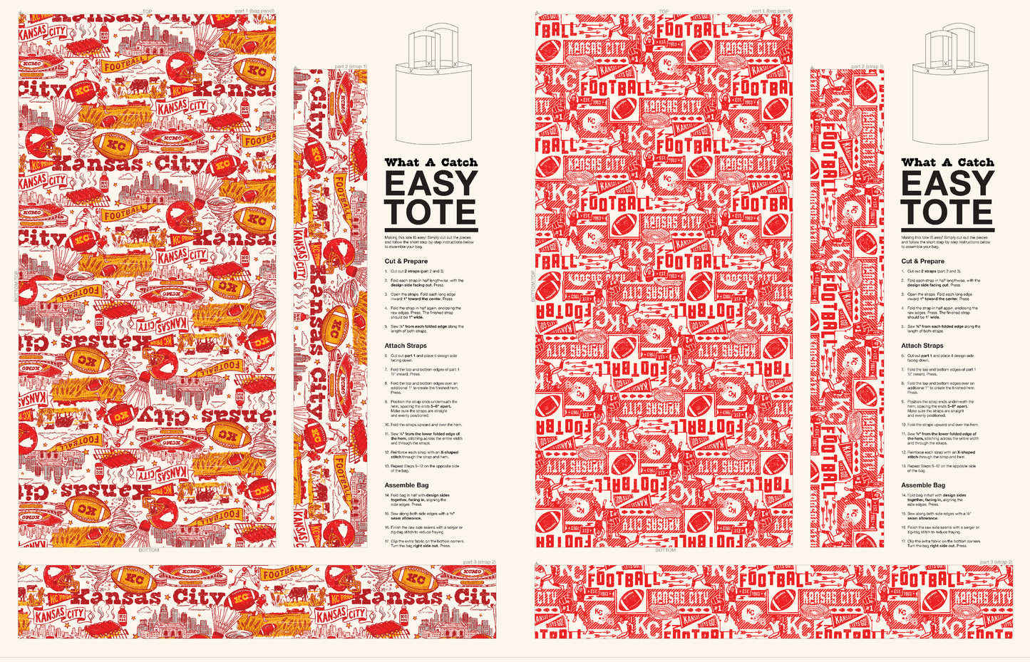 Easy Tote Panel - Midwest Glory/Graphic KC
