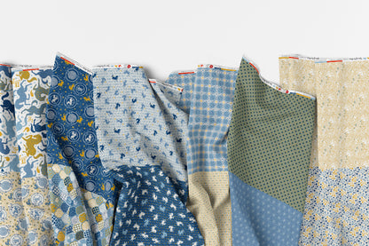Year of the Horse - Blue/Gold - Flat Fat Stack 12 PC