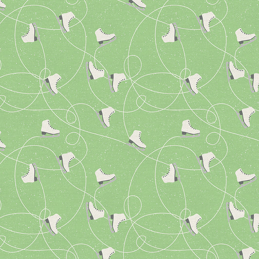 Ice Skate Lines - Green