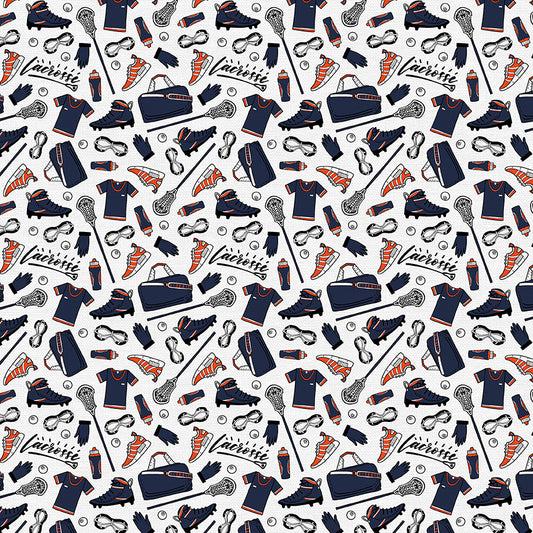 Lacrosse - Navy/Orange