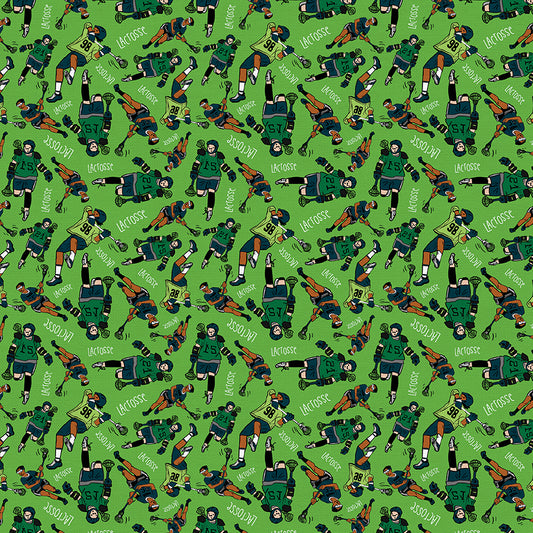 Lacrosse Players - Green