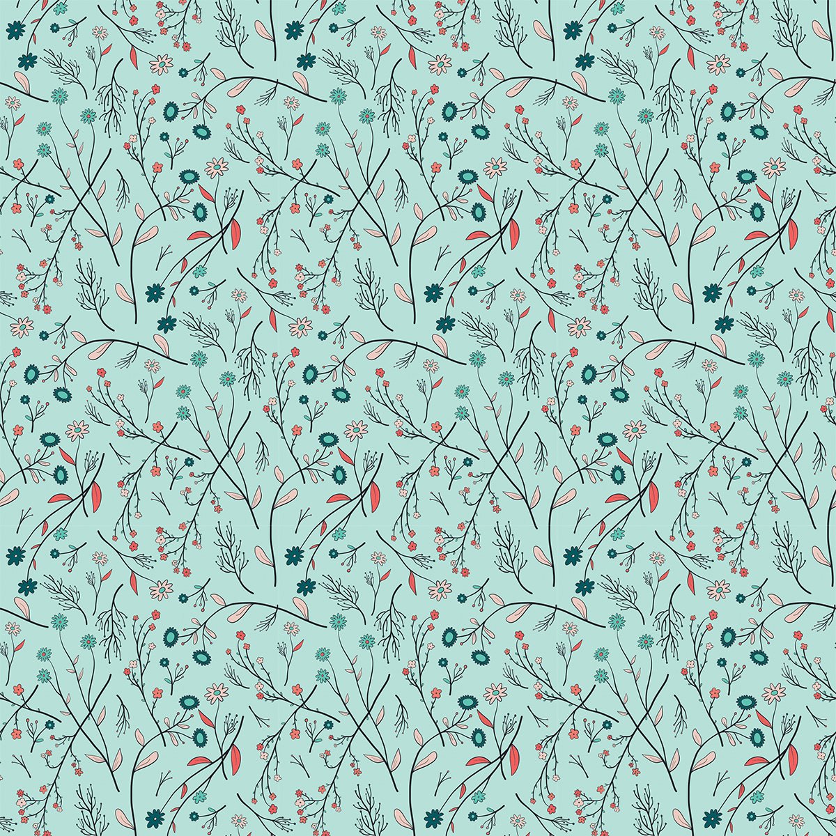 Branches - Turquoise
