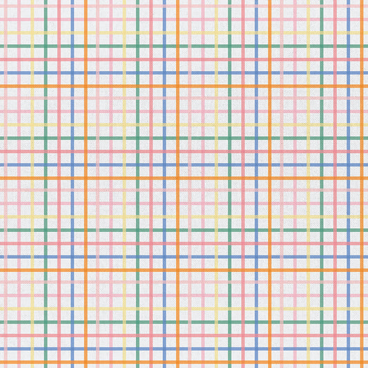 Picnic Rug - White/Orange