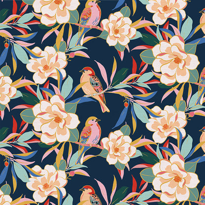 Magnolia Wonderland - Navy