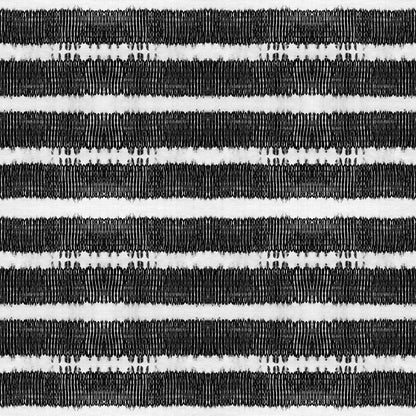 Pleat Stripe - Black