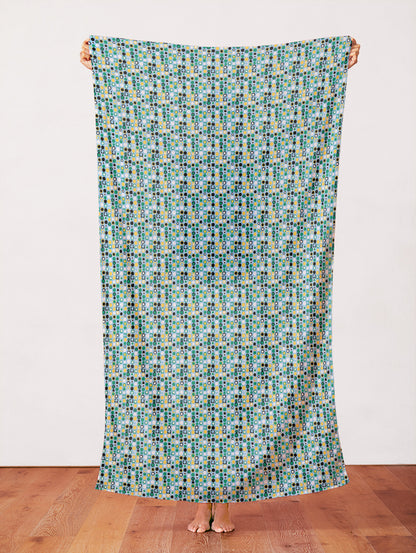 Cutout Dots - Blue Green