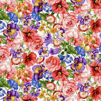 All Over Floral - White