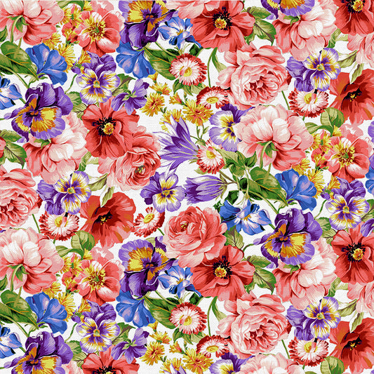 All Over Floral - White