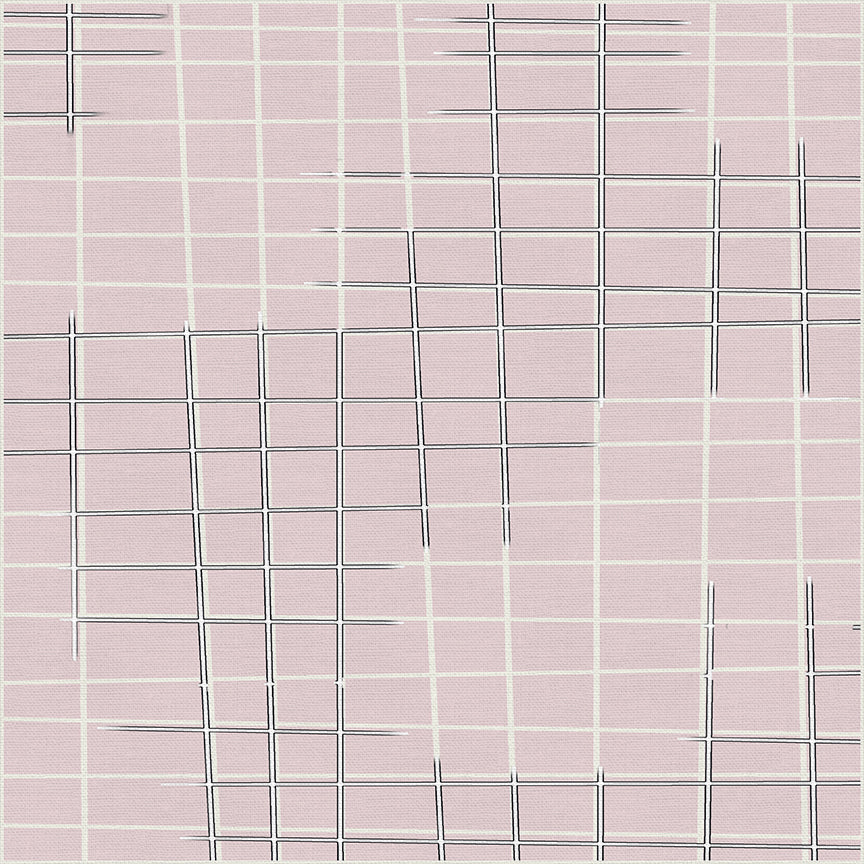 Broken Grid - Pink