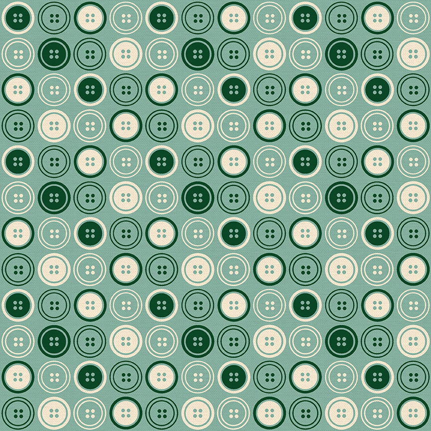 Large Buttons - Mint/Green