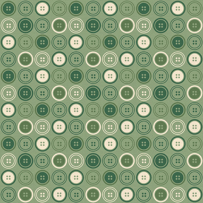 Large Buttons - Forest Green