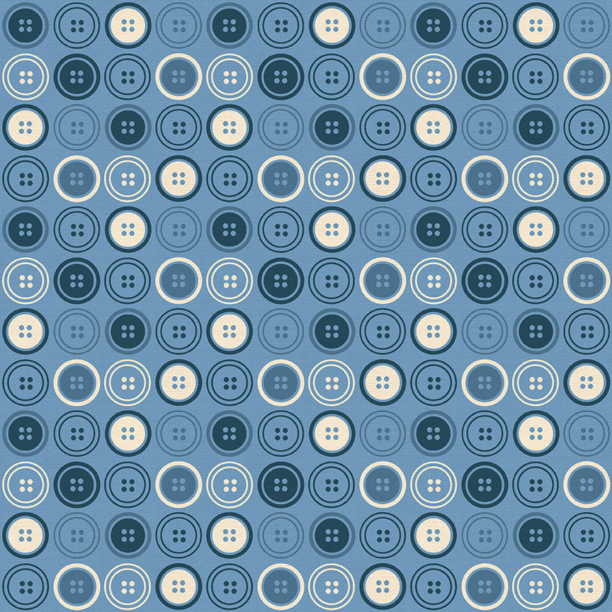 Large Buttons - Dark Blue