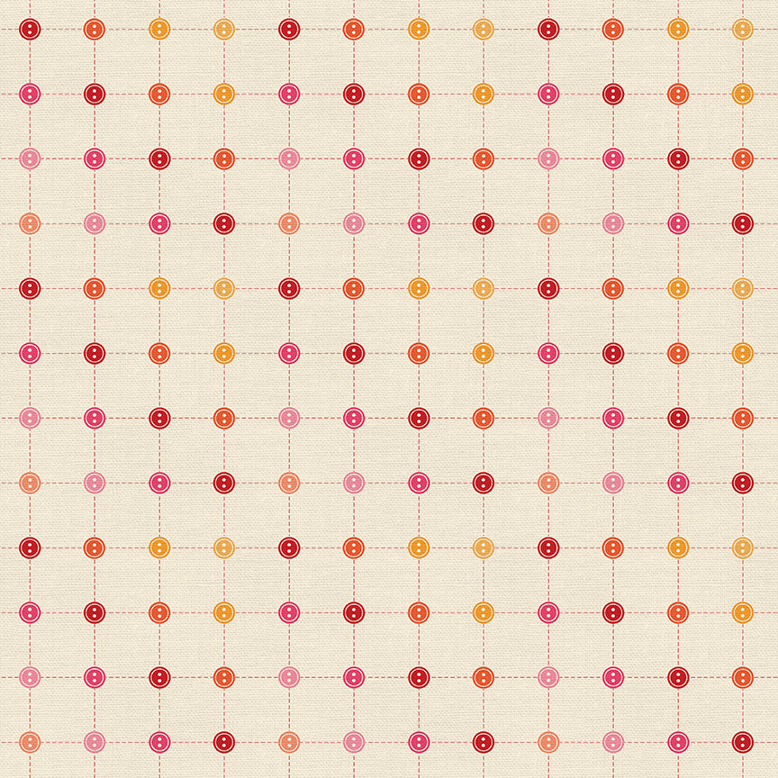 Small Buttons - Red/Pink