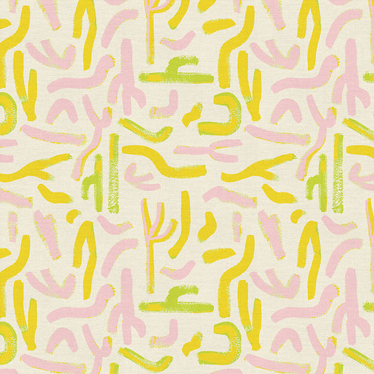 Cactus Lines - Yellow/Green