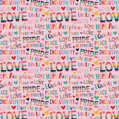 Pride Words - Pink