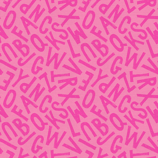 Solid Block Letters - Dark Pink