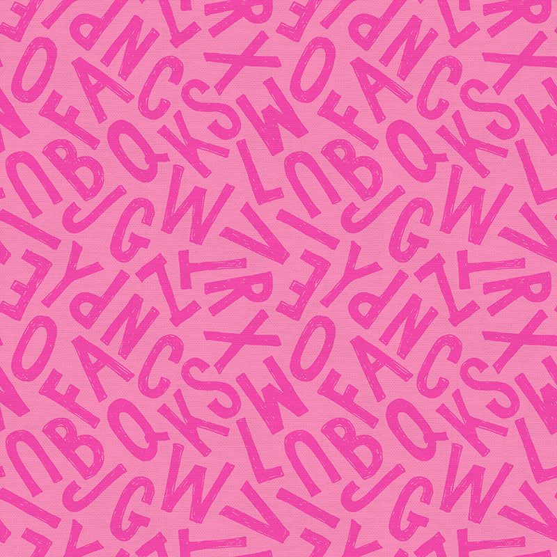 Solid Block Letters - Dark Pink