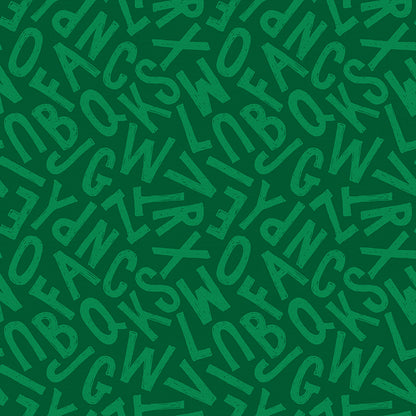 Solid Block Letters - Dark Green