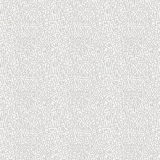 Curved Bold Caps - Grey