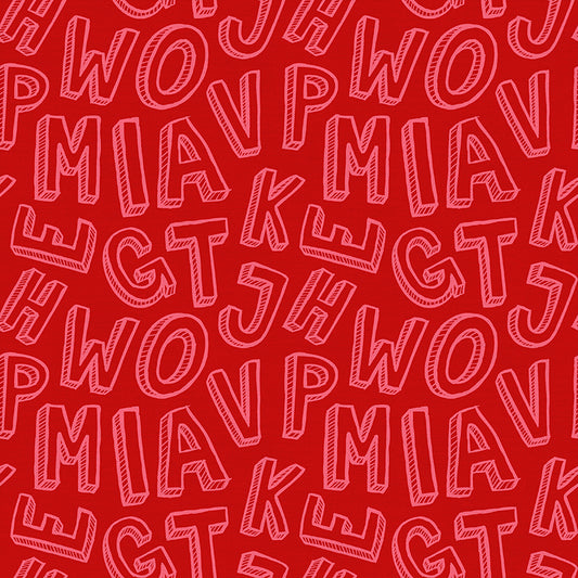 Shadow Box Letters - Red