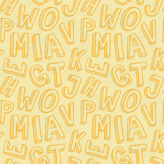 Shadow Box Letters - Yellow