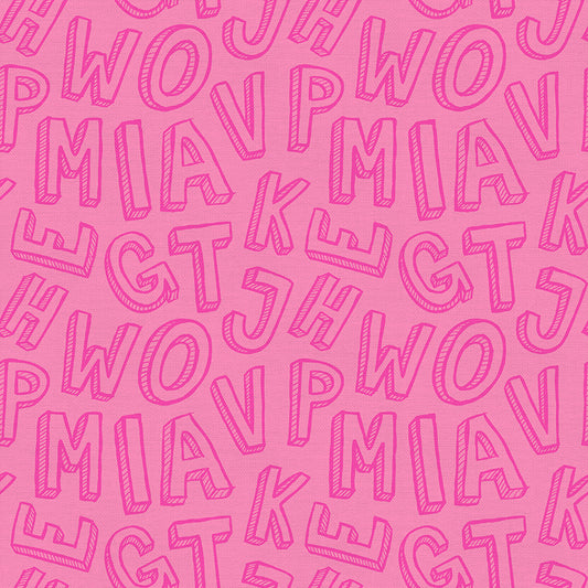 Shadow Box Letters - Dark Pink