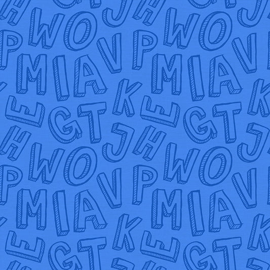 Shadow Box Letters - Blue
