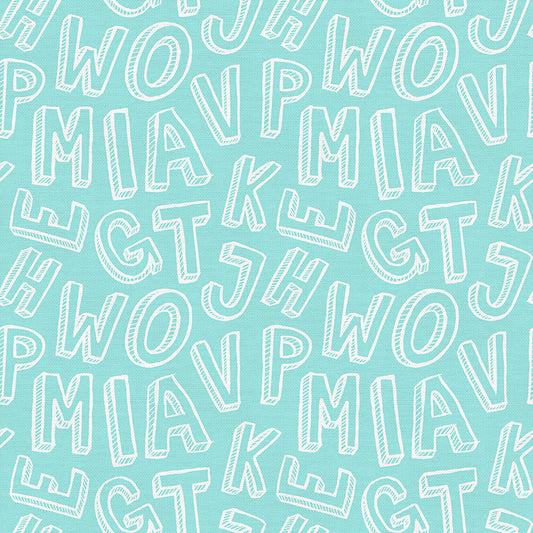 Shadow Box Letters - Light Mint