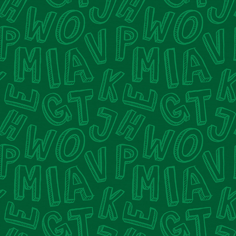 Shadow Box Letters - Dark Green