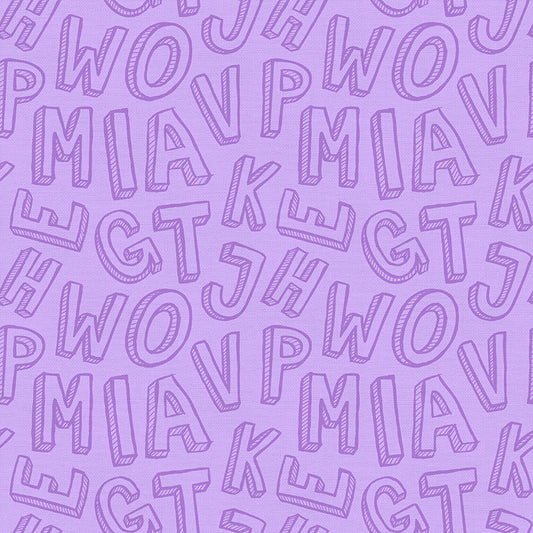 Shadow Box Letters - Light Purple