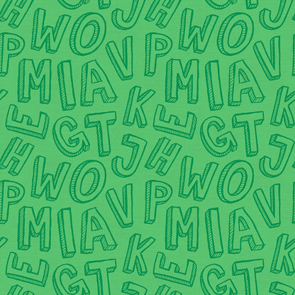 Shadow Box Letters - Light Green