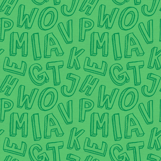 Shadow Box Letters - Light Green