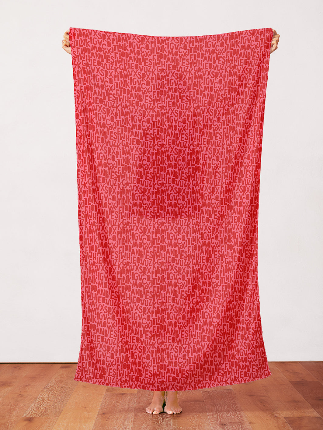 Speckled Letters - Red