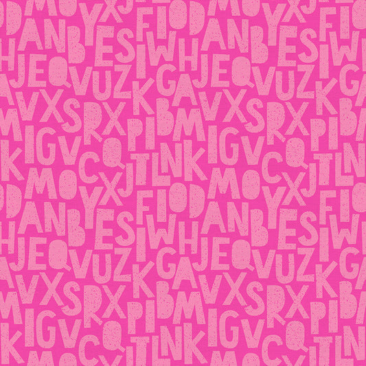 Speckled Letters - Dark Pink