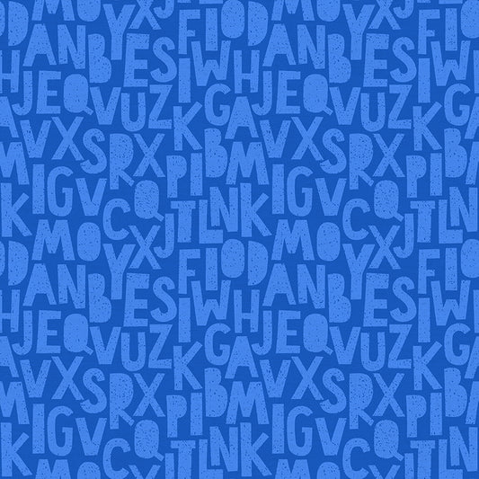 Speckled Letters - Dark Blue