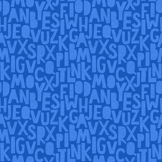 Speckled Letters - Dark Blue