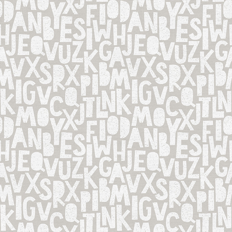 Speckled Letters - Grey