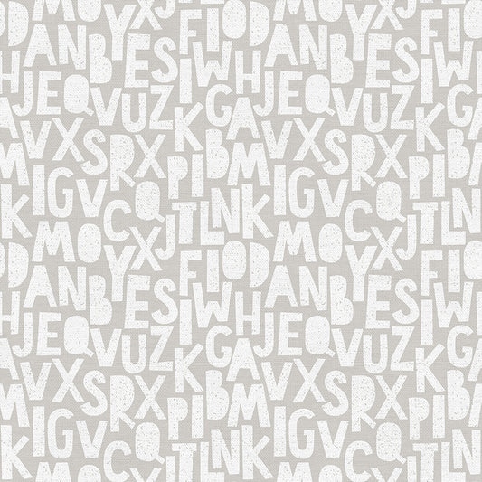 Speckled Letters - Grey