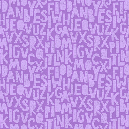 Speckled Letters - Light Purple