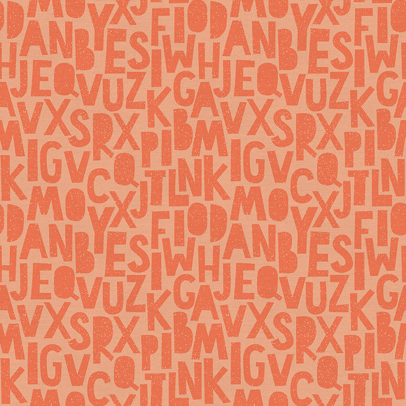 Speckled Letters - Peach